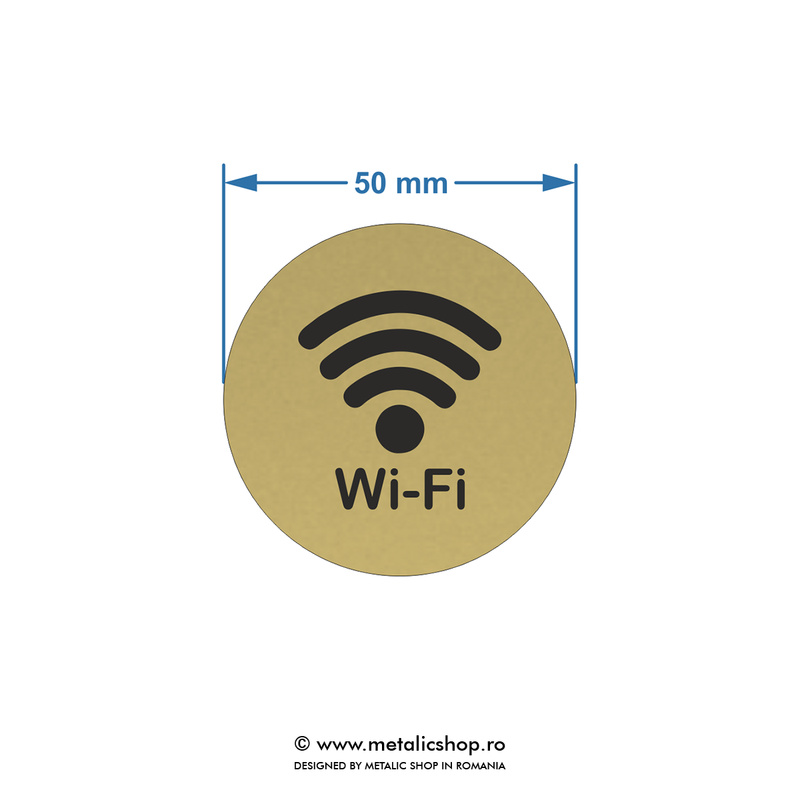 Placuta atentionare "Wi-Fi!"