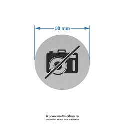 Placuta atentionare "Fotografiat interzis!"