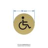 Placuta "Persoane cu dizabilitati!"