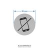 Placuta atentionare "Fara telefon mobil!"