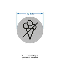 Placuta atentionare "Fara mancare!"