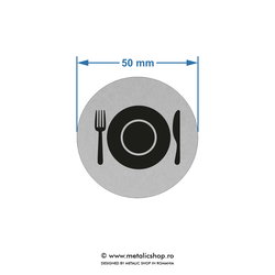 Placuta atentionare "Mancare!"