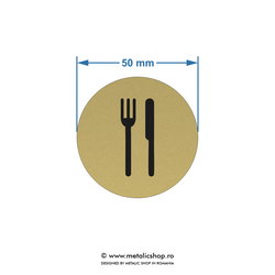 Placuta atentionare "Mancare!"