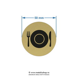 Placuta atentionare "Mancare!"