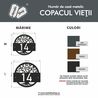 Numar de casa metalic Copacul Vietii