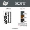 Numar de casa metalic Gradina