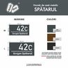 Numar de casa metalic Spatarul