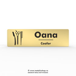 Ecuson metalic "coafor"