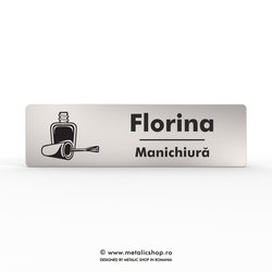 Ecuson metalic "Manichiura"