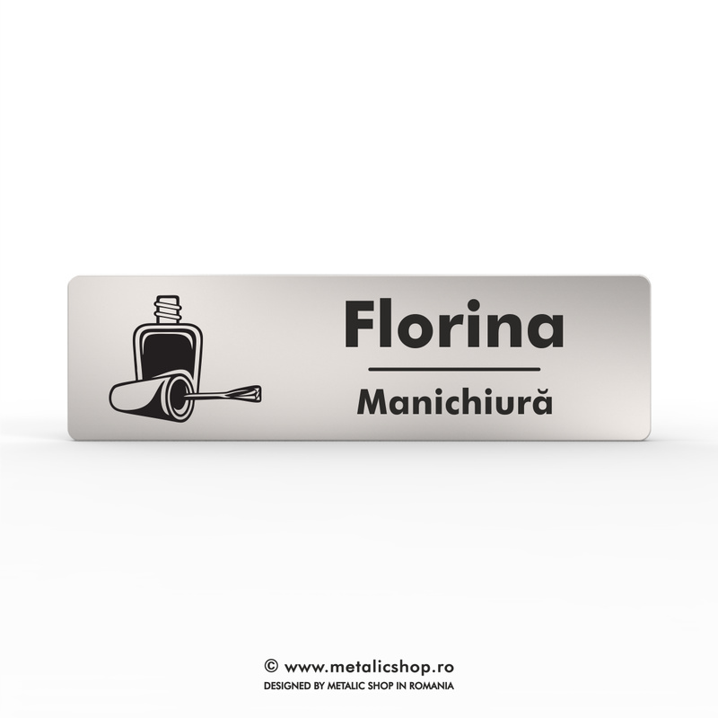 Ecuson metalic "Manichiura"
