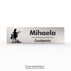 Ecuson metalic "Curatenie"