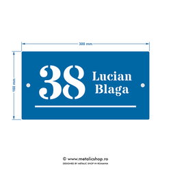 Numar de casa Blaga