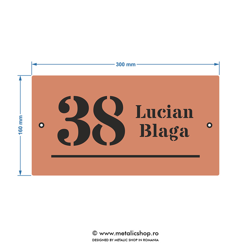 Numar de casa Blaga