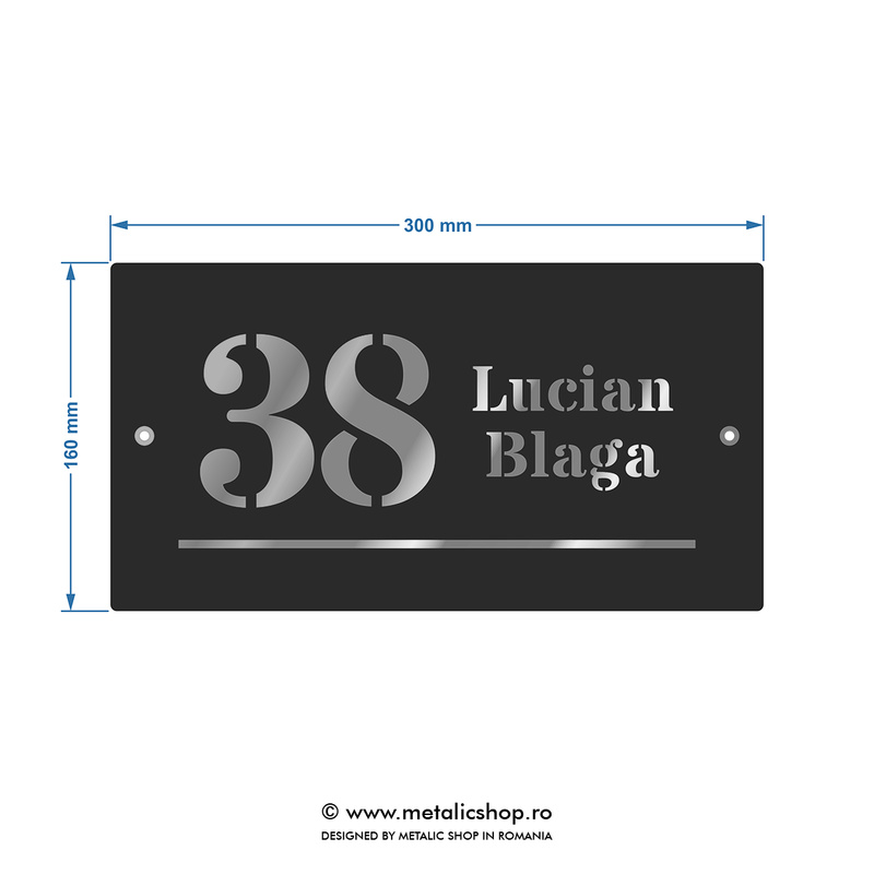 Numar de casa Blaga