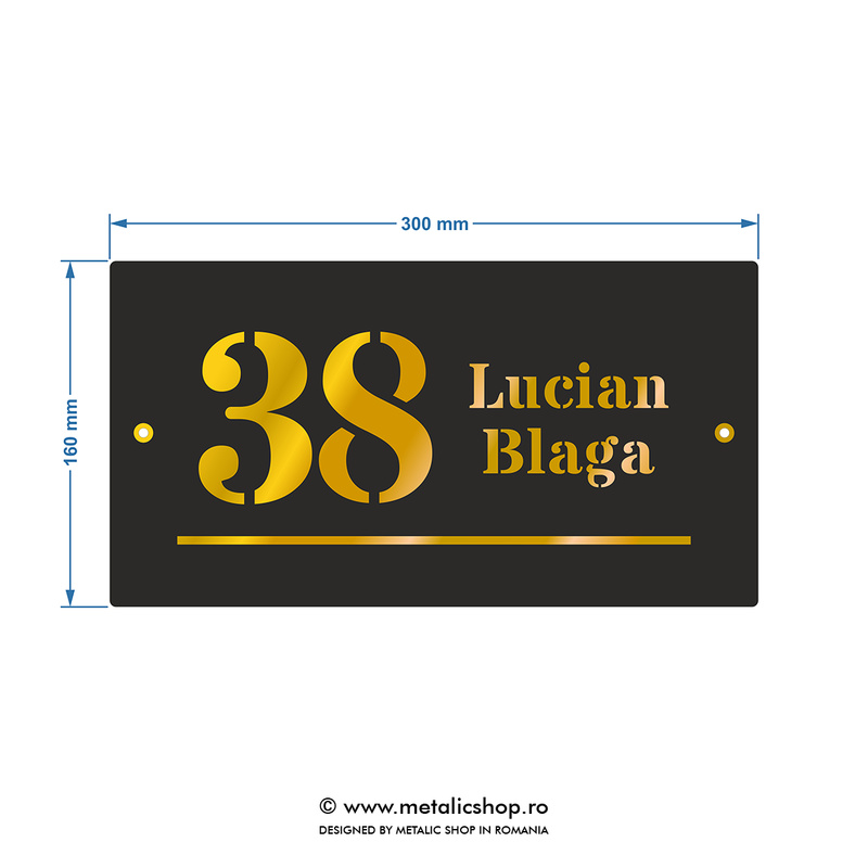 Numar de casa Blaga