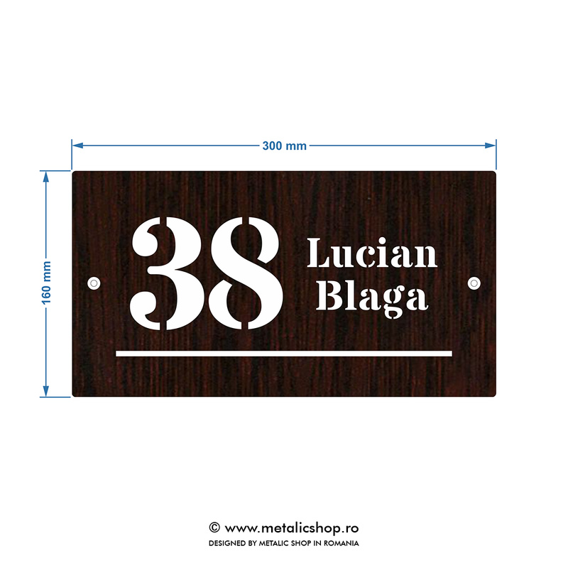 Numar de casa Blaga