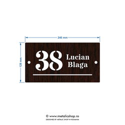 Numar de casa Blaga