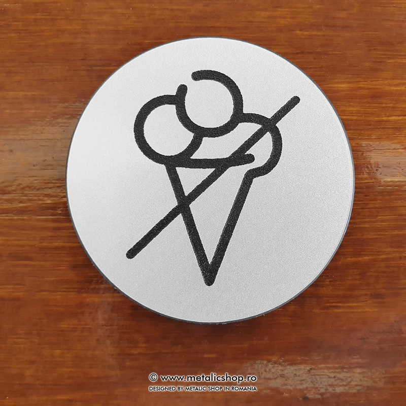 Placuta atentionare "Fara mancare!"