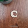 Litera C din lemn
