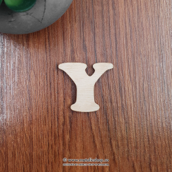 Litera Y din lemn