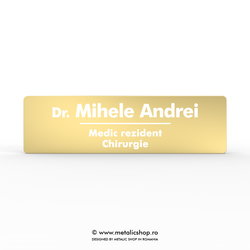 Ecuson metalic "Medici"