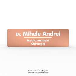 Ecuson metalic "Medici"