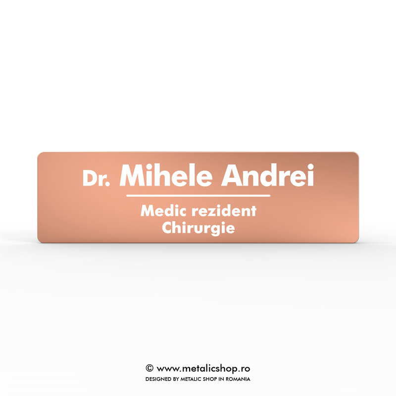 Ecuson metalic "Medici"