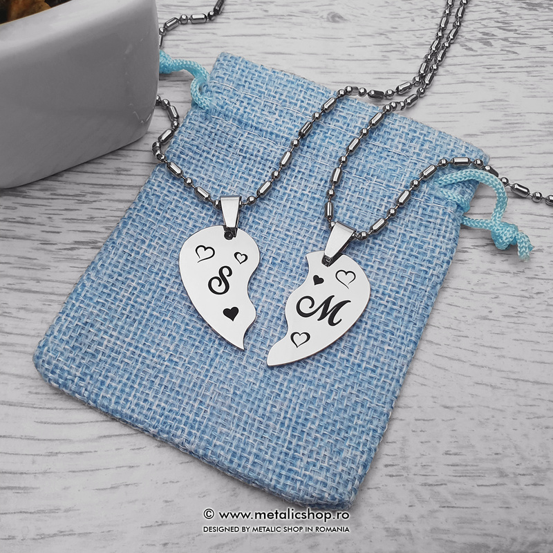 Medalioane Inimioare Inox