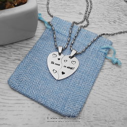 Medalioane Inimioare Inox