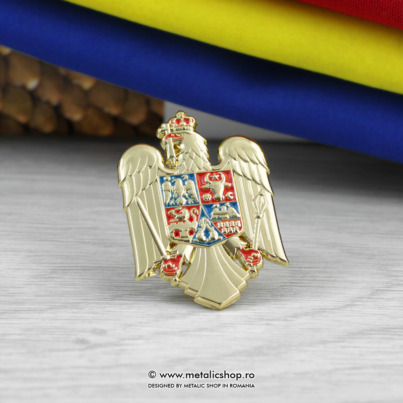 Cuc  Stema Romaniei pentru bereta