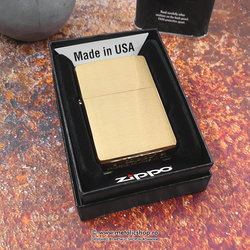 Bricheta Zippo personalizata auriu periat (lucios)