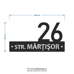 Numar de casa Arghezi