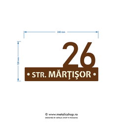 Numar de casa Arghezi