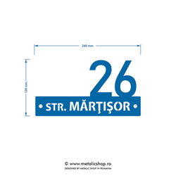 Numar de casa Arghezi