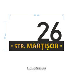 Numar de casa Arghezi