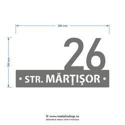 Numar de casa Arghezi