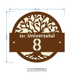 Numar de casa Copacul Vietii