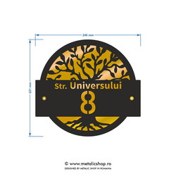 Numar de casa Copacul Vietii