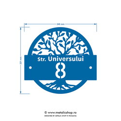 Numar de casa Copacul Vietii