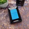 Bricheta Zippo personalizata Blue Shapphire