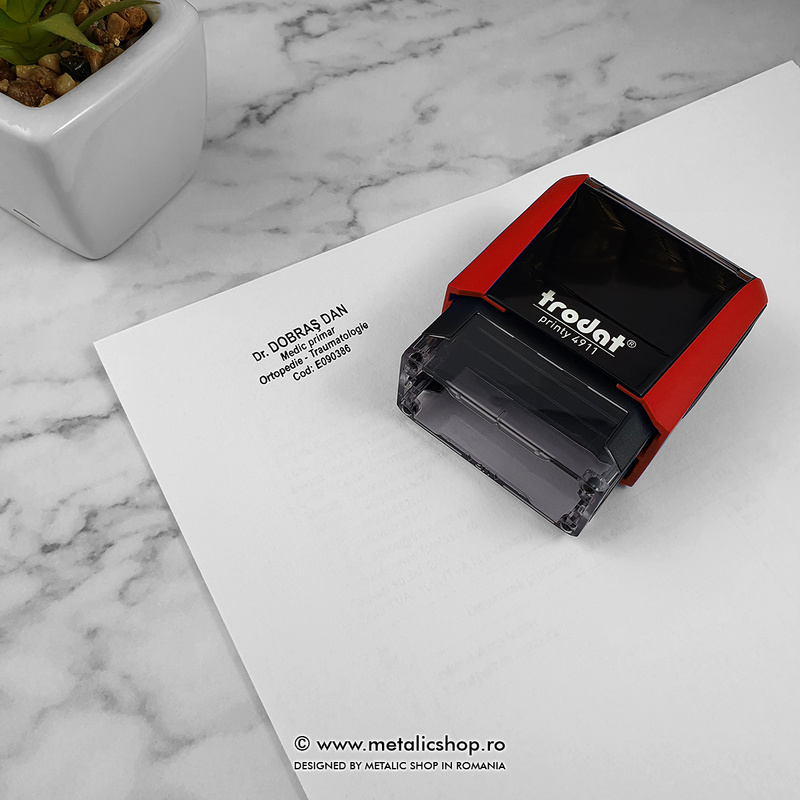 Stampila Trodat 38 x 14 mm