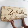 Placheta decorativa din lemn