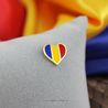 Insigna inima tricolora