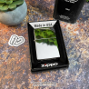 Bricheta Zippo personalizata argintiu oglinda