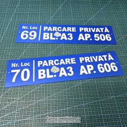 Placheta Parcare model 2