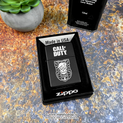 Bricheta Zippo personalizata negru (gravura alba)