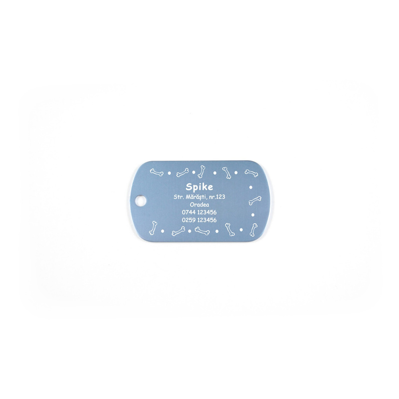 Medalion Dog-Tag personalizat