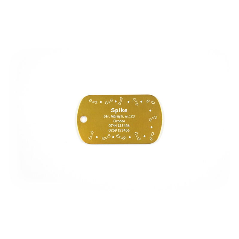 Medalion Dog-Tag personalizat