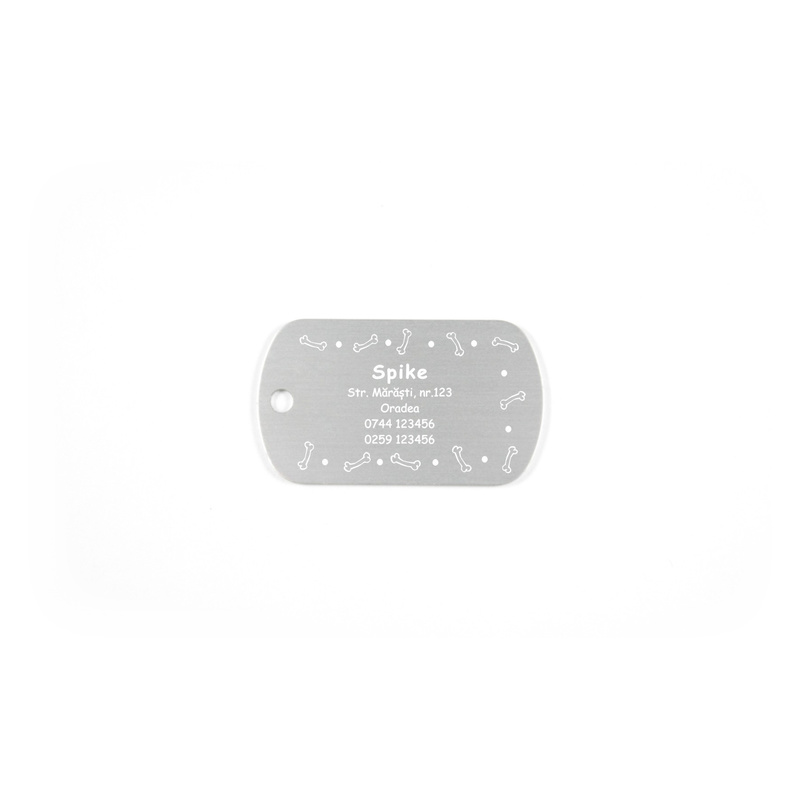 Medalion Dog-Tag personalizat