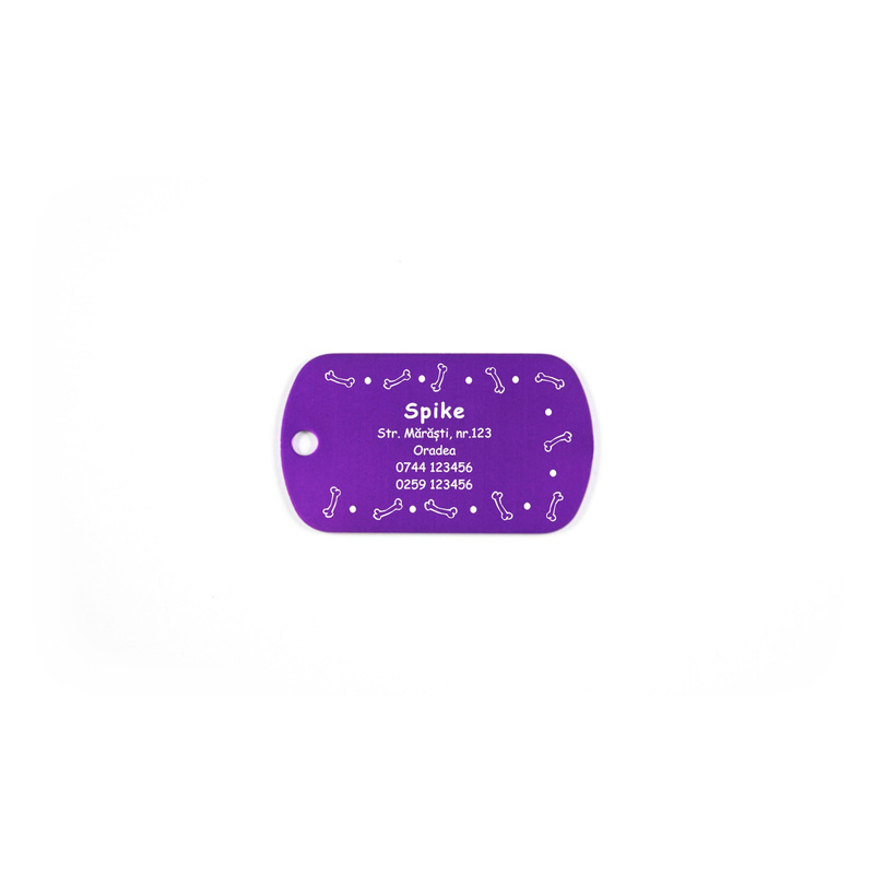 Medalion Dog-Tag personalizat